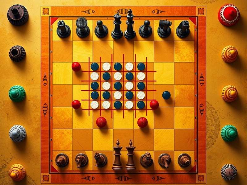 Strategic Positions in Bengali Chess Dominator Advanced strategic positions in Bengali Chess Dominator showing tactical combinations