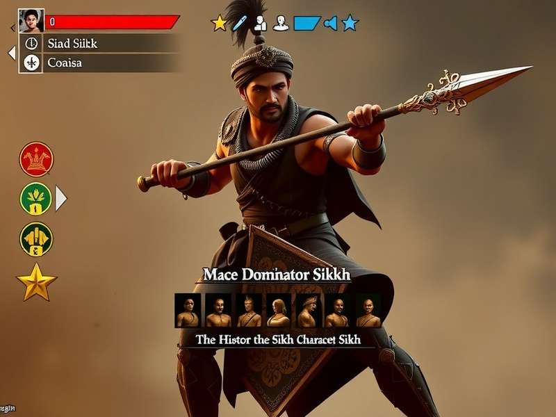 Mace Dominator Sikh Character Roster Mace Dominator Sikh character selection screen