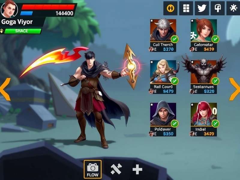 Goa Vigor Hero Gameplay Action Goa Vigor Hero gameplay screenshot showing character in action