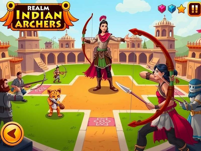 Realm Battle Indian Archers Gameplay Realm Battle Indian Archers gameplay screenshot