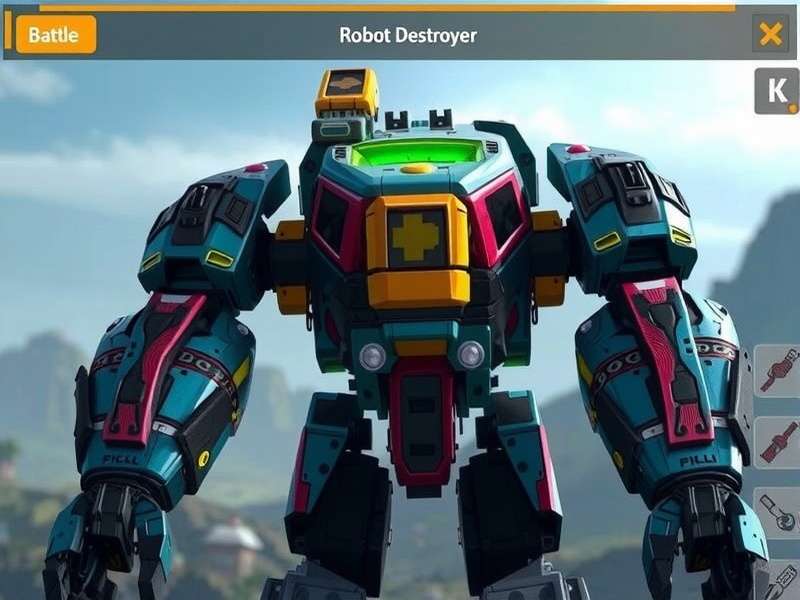 Kol Robo Siege Destroyer Customization Interface Kol Robo Siege Destroyer Robot Customization