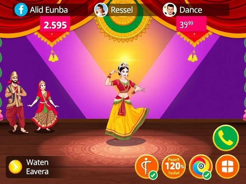Indian Dance Extravaganza Gameplay Indian Dance Extravaganza gameplay screenshot