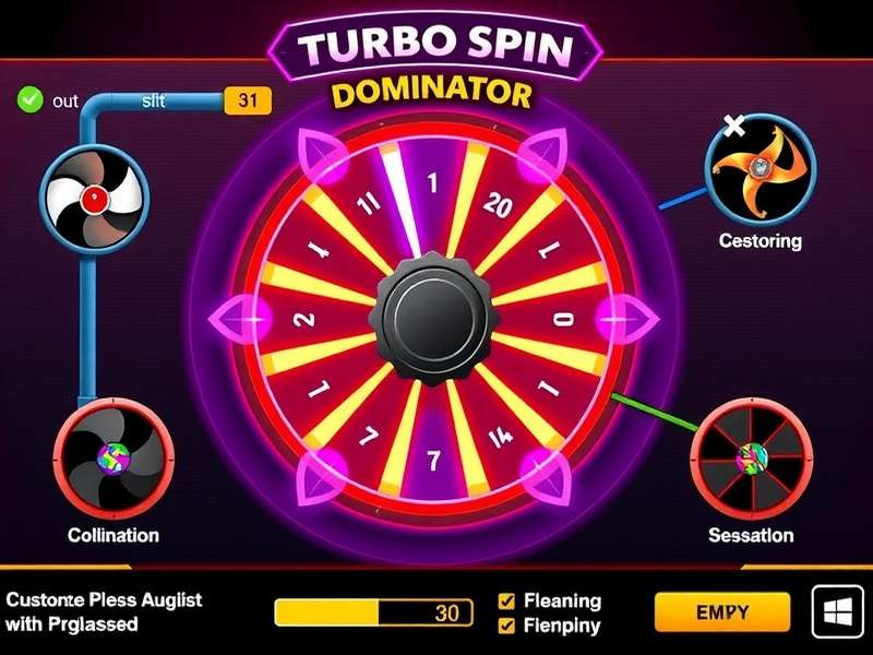 Turbo Spin Dominator Gameplay Turbo Spin Dominator gameplay interface