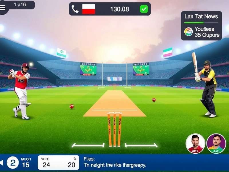 Cricket Royale India Tournament Scene Cricket Royale India Tournament Scene