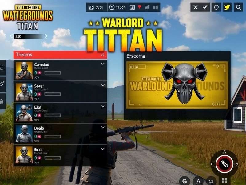 Weapon Customization in PUBG Warlord Titan PUBG Warlord Titan customization interface