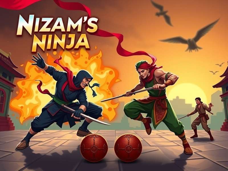 Nizam S Ninja gameplay screenshot showing combat mechanics