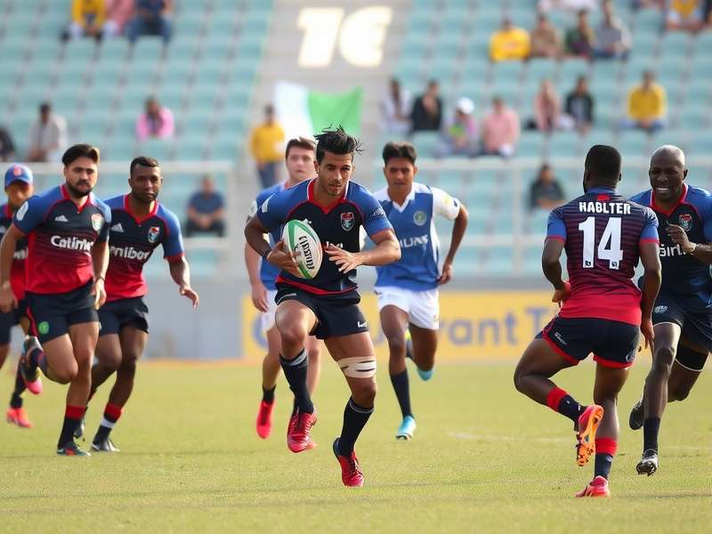 Historical moment from Rugby Sevens India Tournament