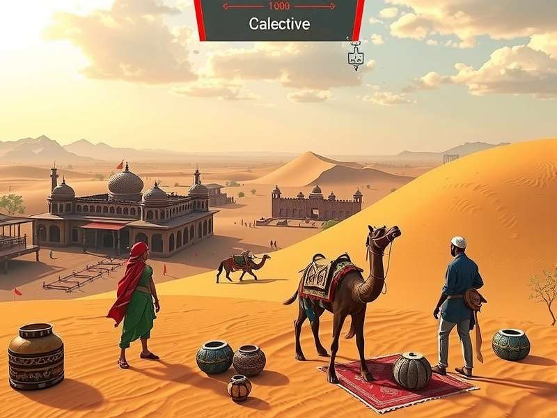 Rajasthan Rendezvous Desert Exploration Rajasthan Rendezvous gameplay screenshot showing desert landscape