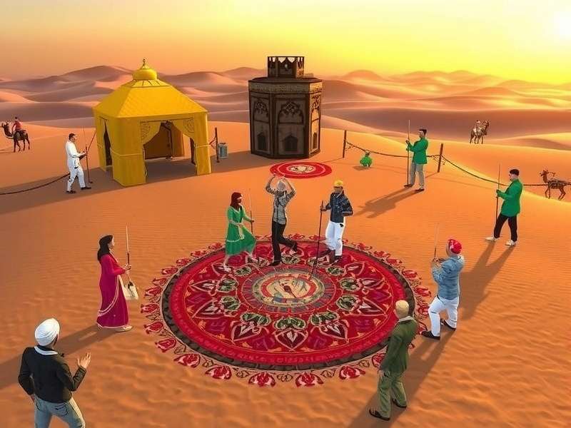 Rajasthan Rendezvous Festival Celebration Rajasthan Rendezvous cultural festival scene