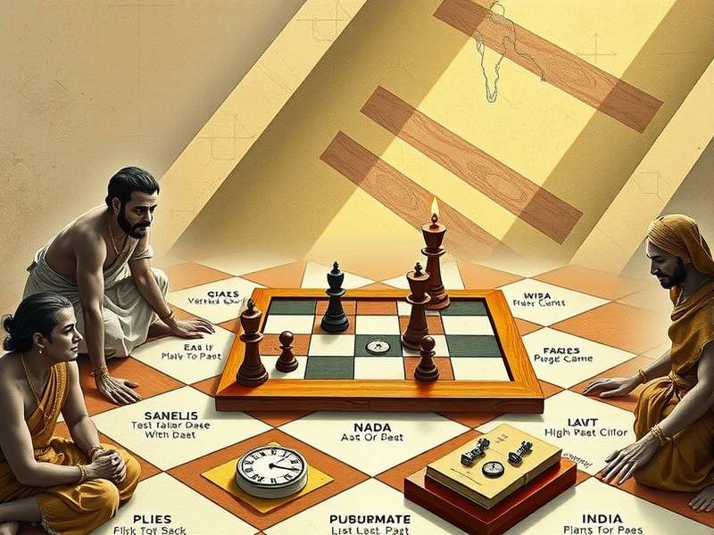 Traditional Indian Board Games Historical depiction of traditional Indian board games
