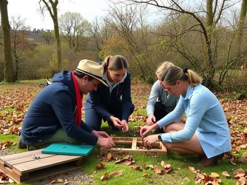 Fennel Treasure Hunt Team Strategy Fennel Treasure Hunt team collaborating on solving a complex puzzle