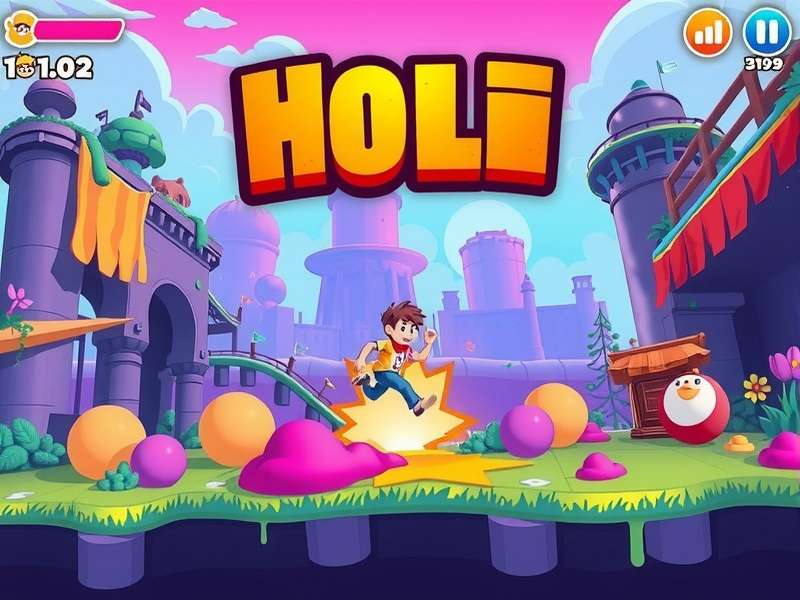 Detailed character customization in Ultra Holi Runner Character customization options in Ultra Holi Runner