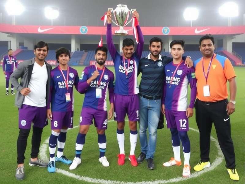 Bengaluru FC Agile Attackers Championship Victory Bengaluru FC Agile Attackers championship celebration