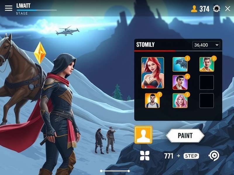 Storm Surge Character Customization Storm Surge character customization interface