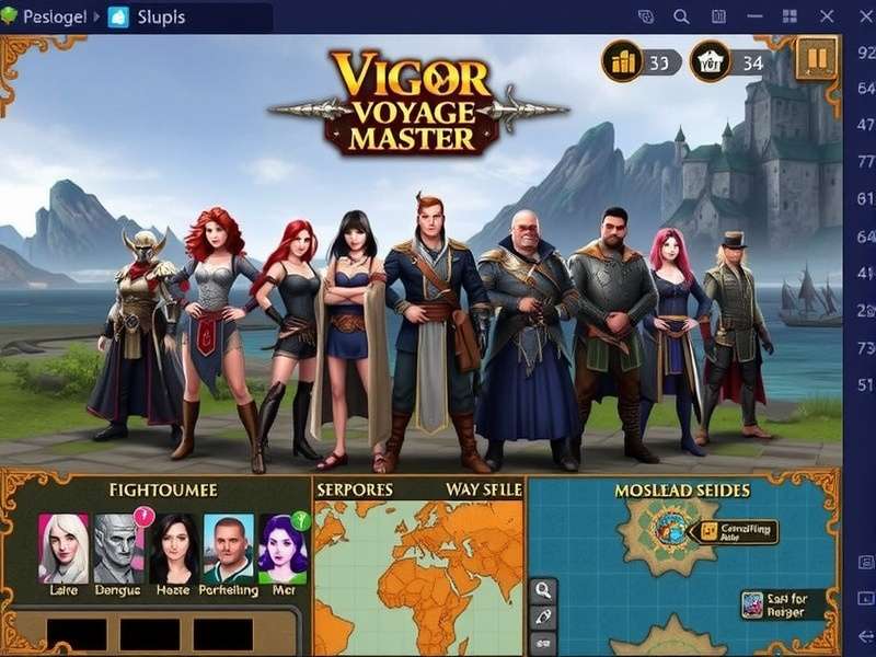 Vigor Voyage Master - Diverse Character Roster Vigor Voyage Master character lineup showing diverse heroes