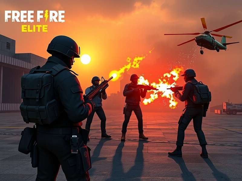 Free Fire Combat Elite intense battle action Free Fire Combat Elite gameplay screenshot