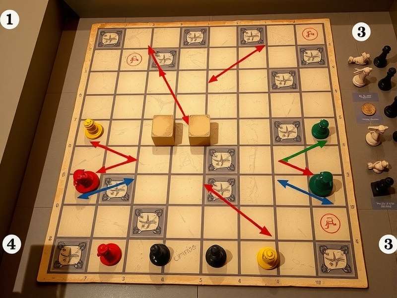 Piece Movement Patterns Diagram showing movement patterns of different Pallava Prowess pieces