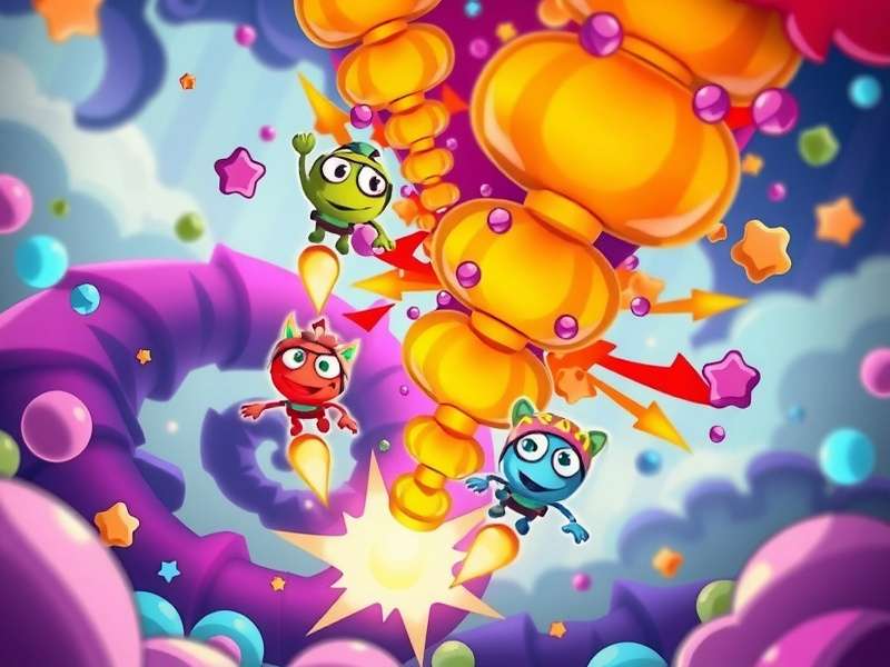 Vibrant Holi Dash Explosion Gameplay Holi Dash Explosion gameplay showing colorful characters and environments