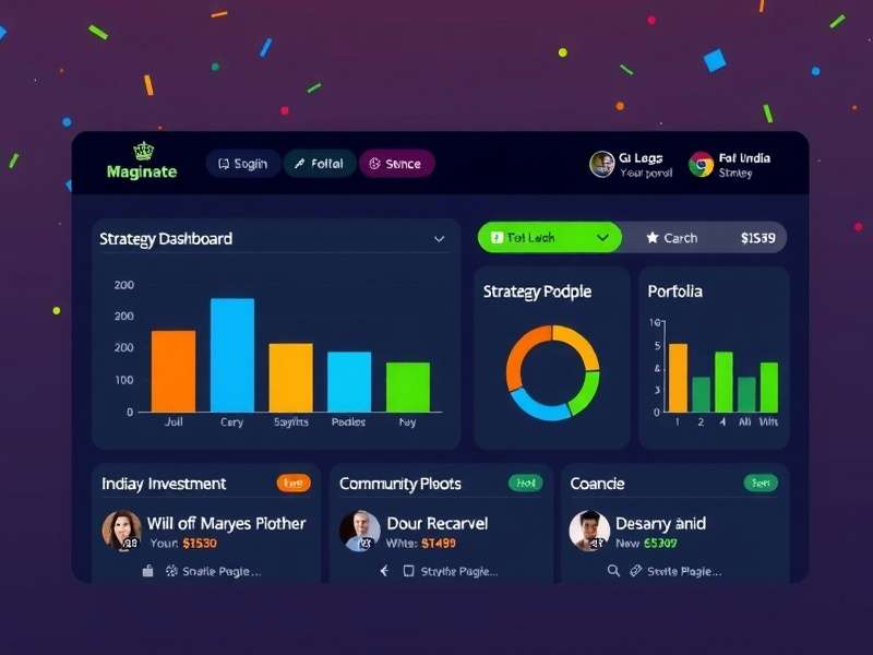 Indian Money Magnate Challenge Game Interface Indian Money Magnate Challenge gameplay interface showing investment dashboard