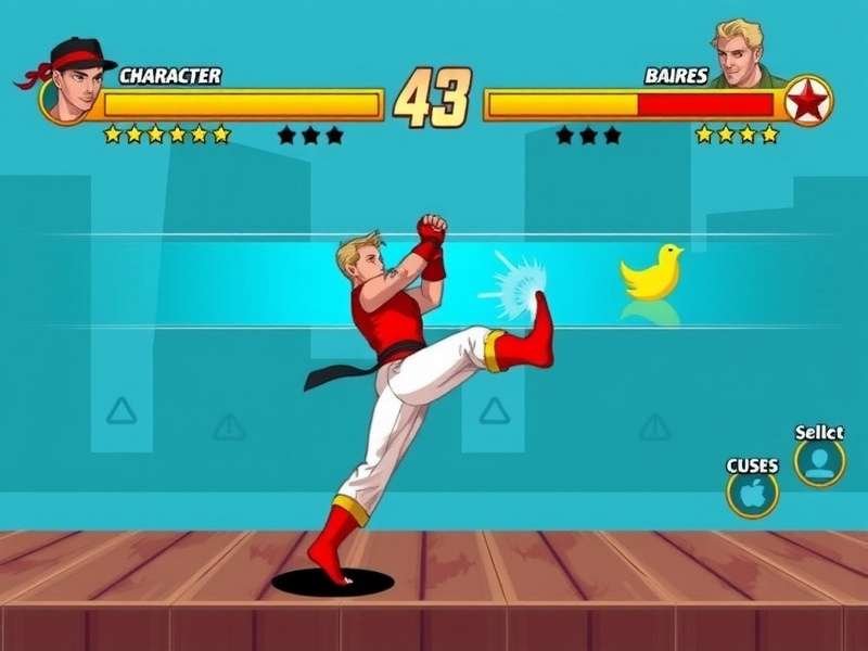 Invincible Kick Master Diverse Character Roster Invincible Kick Master character selection screen