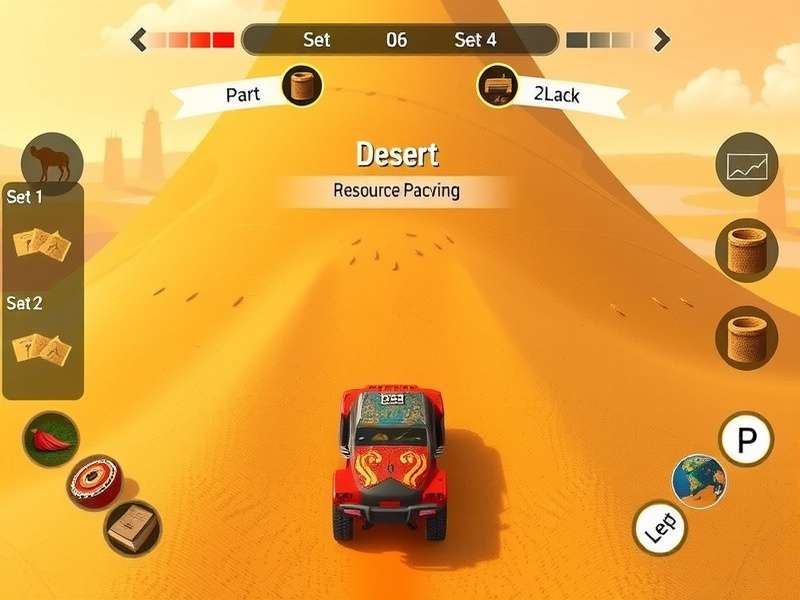Sahara Sprint Varied Desert Landscapes Sahara Sprint diverse desert environments