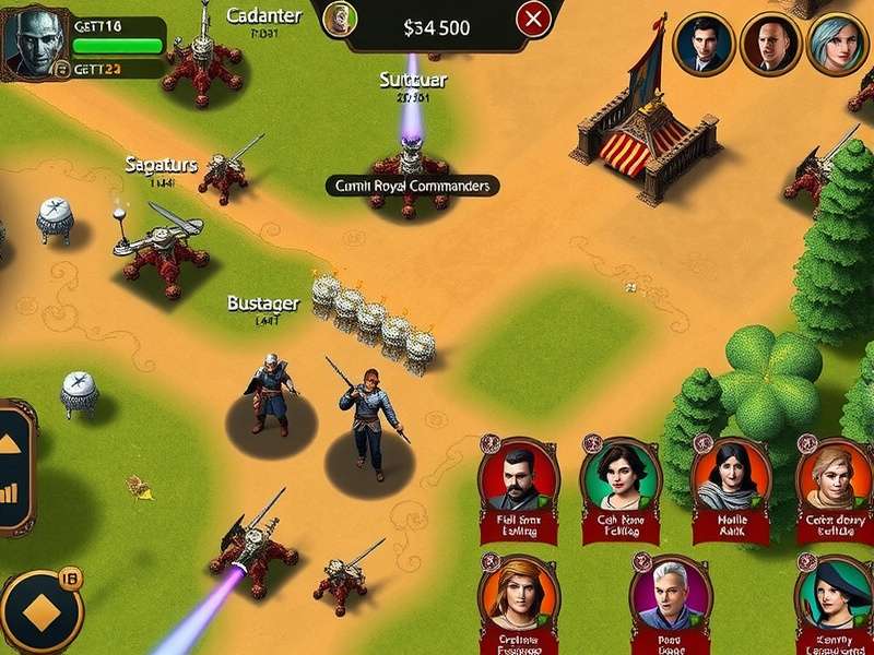 Cumin Royale Virtuoso Strategic Gameplay Interface Cumin Royale Virtuoso gameplay screenshot showing strategic interface