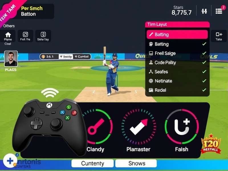 T20 Cricket Masters Customization Features T20 Cricket Masters player customization options