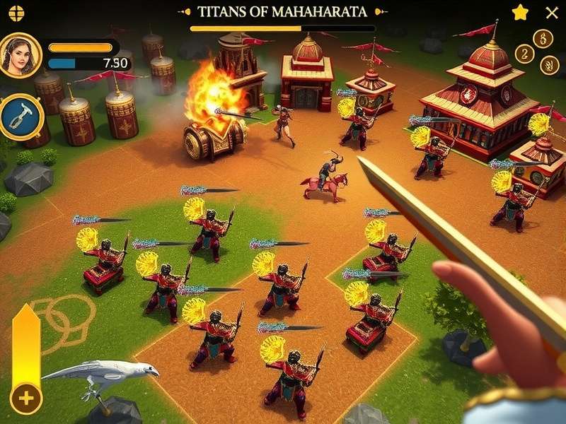 Resource Management in Titans Of Mahabharata Titans Of Mahabharata resource management interface