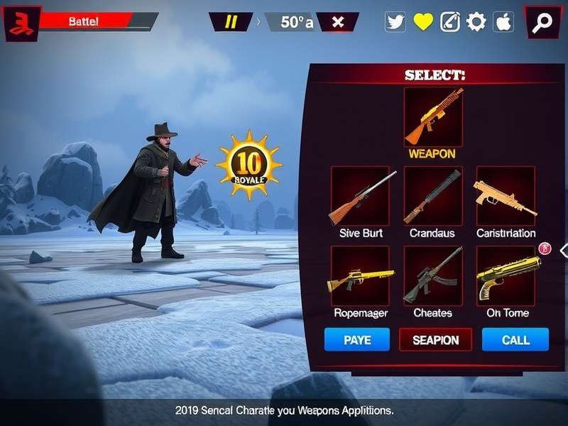 Scar Fall Royale character selection screen