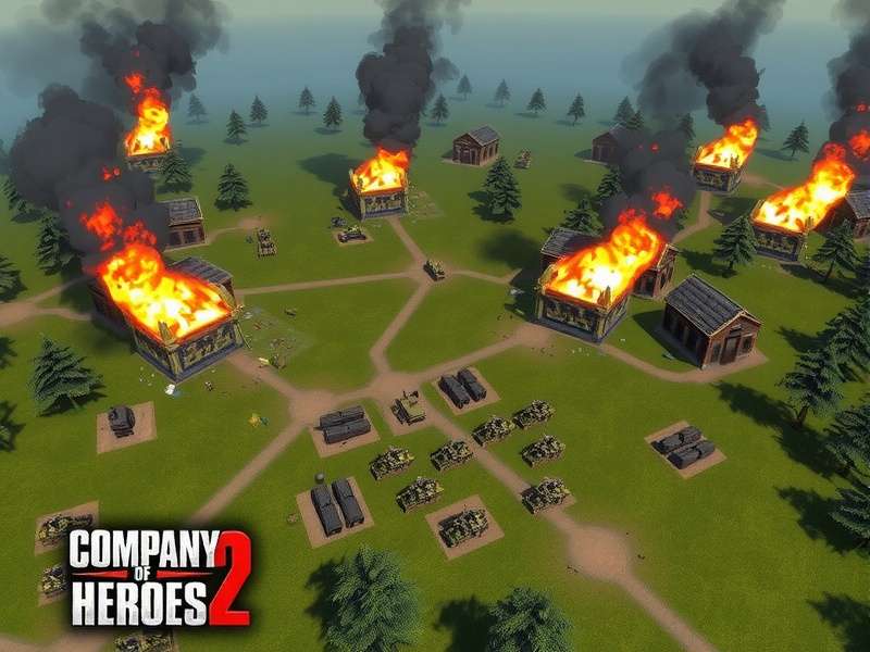 Strategic base building in Company of Heroes 2 Company of Heroes 2 resource management and base building