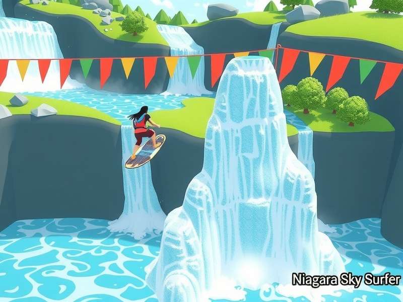Niagara Sky Surfer Controls Niagara Sky Surfer control scheme illustration