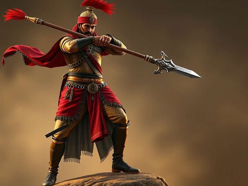 Rajput Mace Overlord Gameplay Rajput Mace Overlord gameplay screenshot showing warrior combat