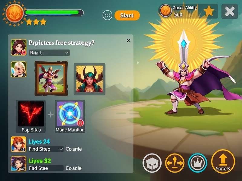 Vadodara Glory Battle combat scene showing special abilities