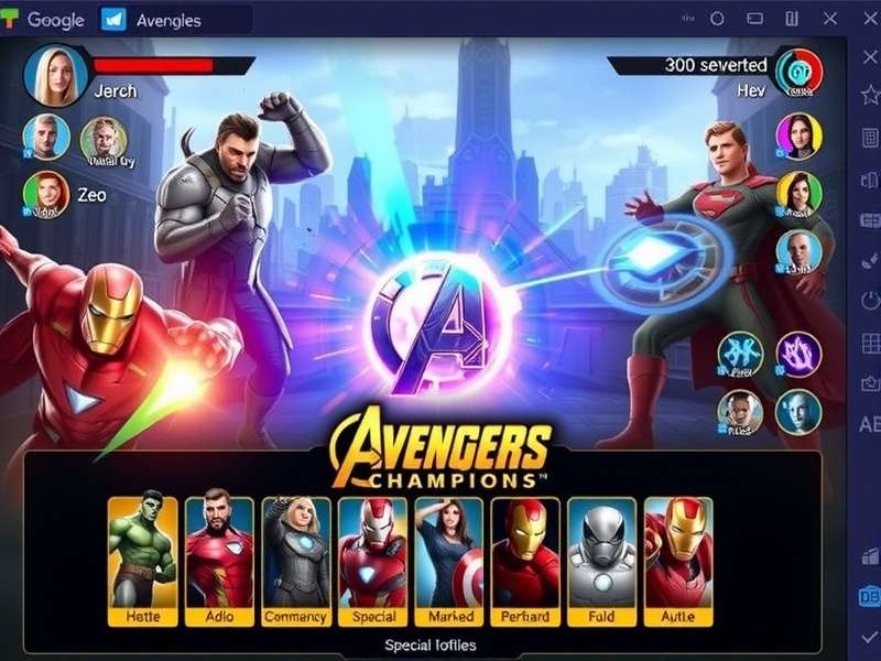 Assam Avengers Champions Gameplay Interface Assam Avengers Champions gameplay screenshot showing character selection and battle interface