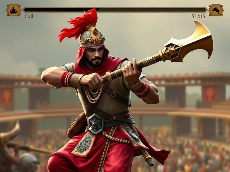 Historical Rajput Warrior Inspiration Historical Rajput warrior with mace in traditional attire
