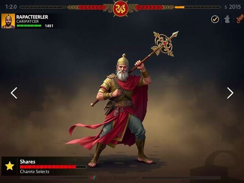 Character Selection in Rajput Mace Overlord Rajput Mace Overlord character selection screen