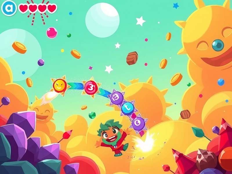 Complex Strategic Patterns in Holi Dash Explosion Advanced strategies in Holi Dash Explosion showing complex color patterns