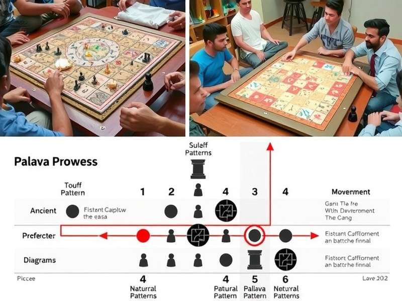 Ancient Pallava Prowess Game Board Ancient Pallava Prowess game board discovered in archaeological excavation