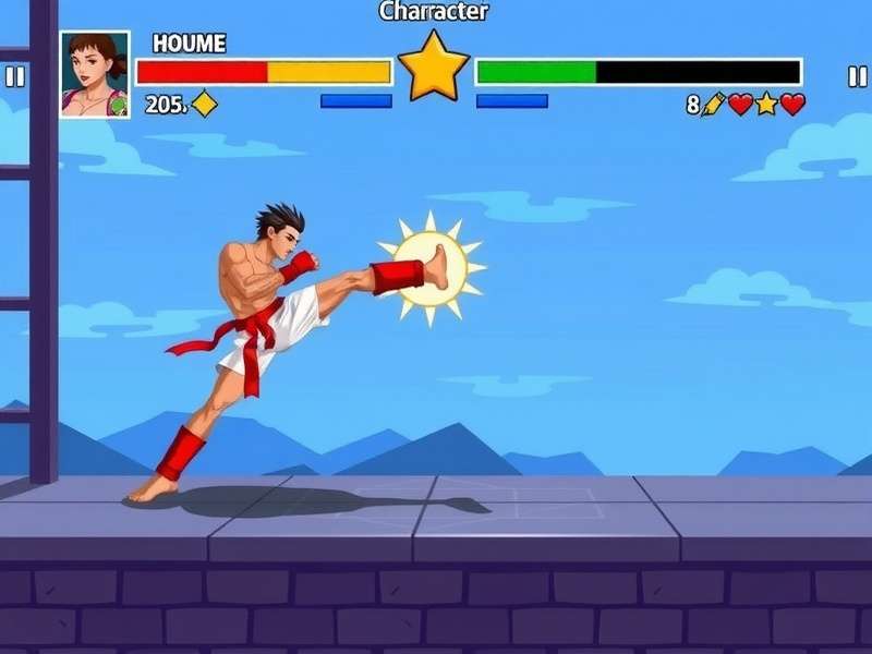 Invincible Kick Master Dynamic Combat Invincible Kick Master gameplay screenshot showing combat action