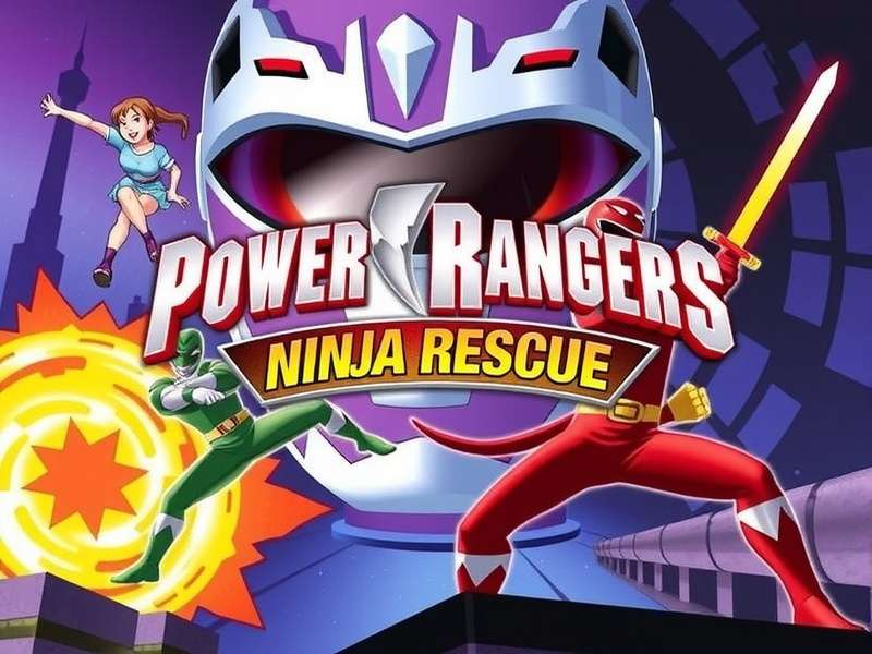 Power Rangers Ninja Rescue Game Cover