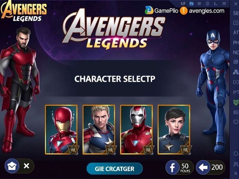 Assam Avengers Legends Character Selection