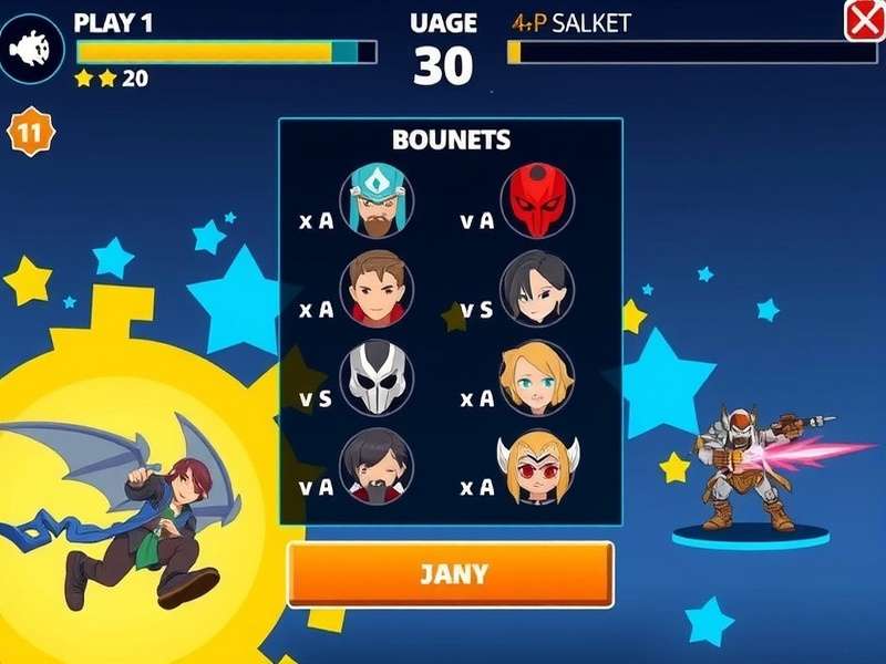 Dynamic Blasters Team Battle Gameplay Dynamic Blasters multiplayer battle scene