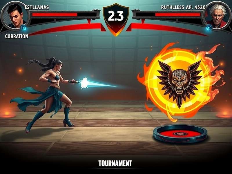 Ruthless Champion Gameplay Action Ruthless Champion gameplay screenshot showing intense combat