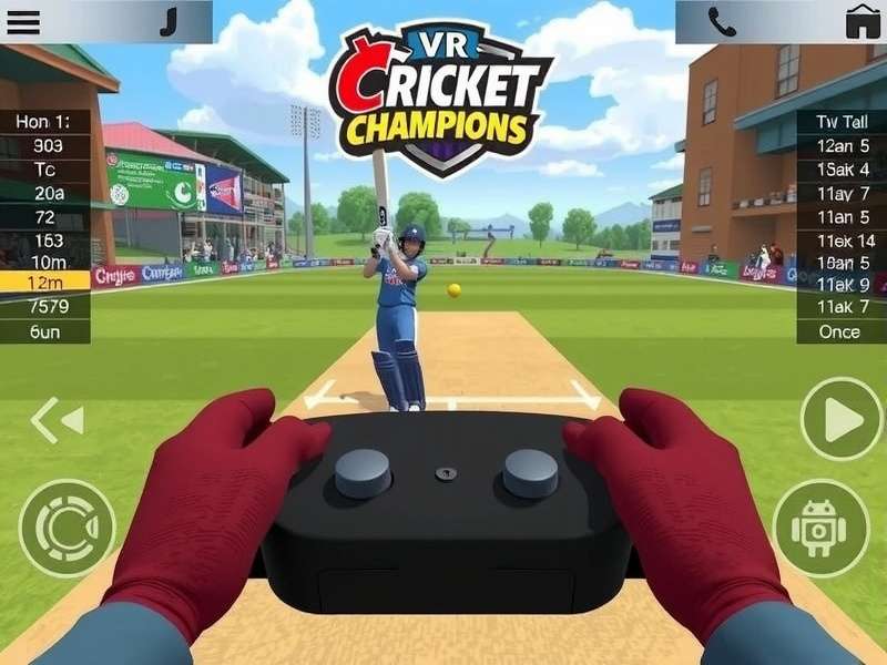 VR Cricket Champions Immersive Gameplay VR Cricket Champions gameplay screenshot