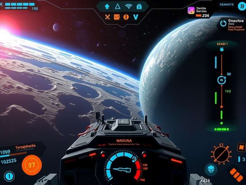 Alien Planet in Mapusa Cosmic Odyssey Mapusa Cosmic Odyssey planetary landscape