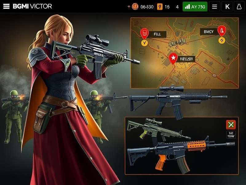 BGMI Elite Victor Intense Gameplay BGMI Elite Victor gameplay screenshot showing intense battle action