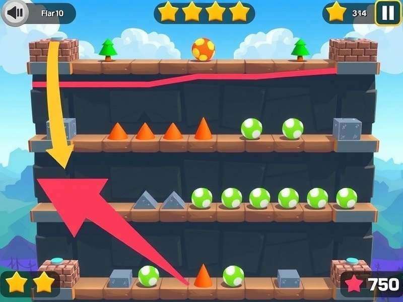 Ball Control King Advanced Strategies Ball Control King strategy illustration showing optimal paths