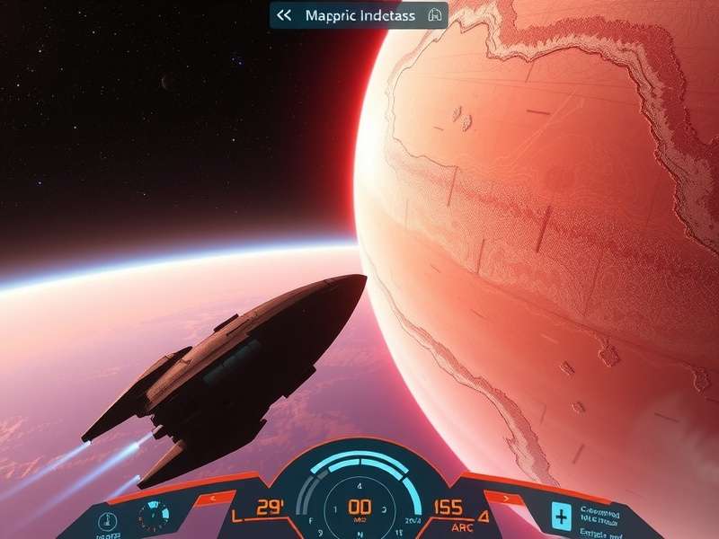 Space Exploration in Mapusa Cosmic Odyssey Mapusa Cosmic Odyssey spaceship exploration scene