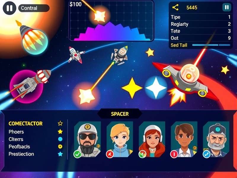 Star Smashers character roster showing diverse pilots