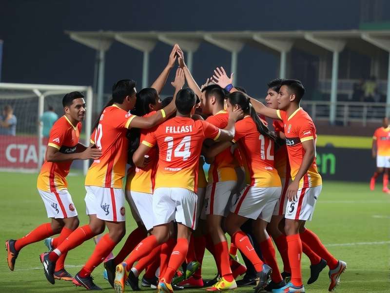 NEROCA FC Warriors Team NEROCA FC Warriors team celebration